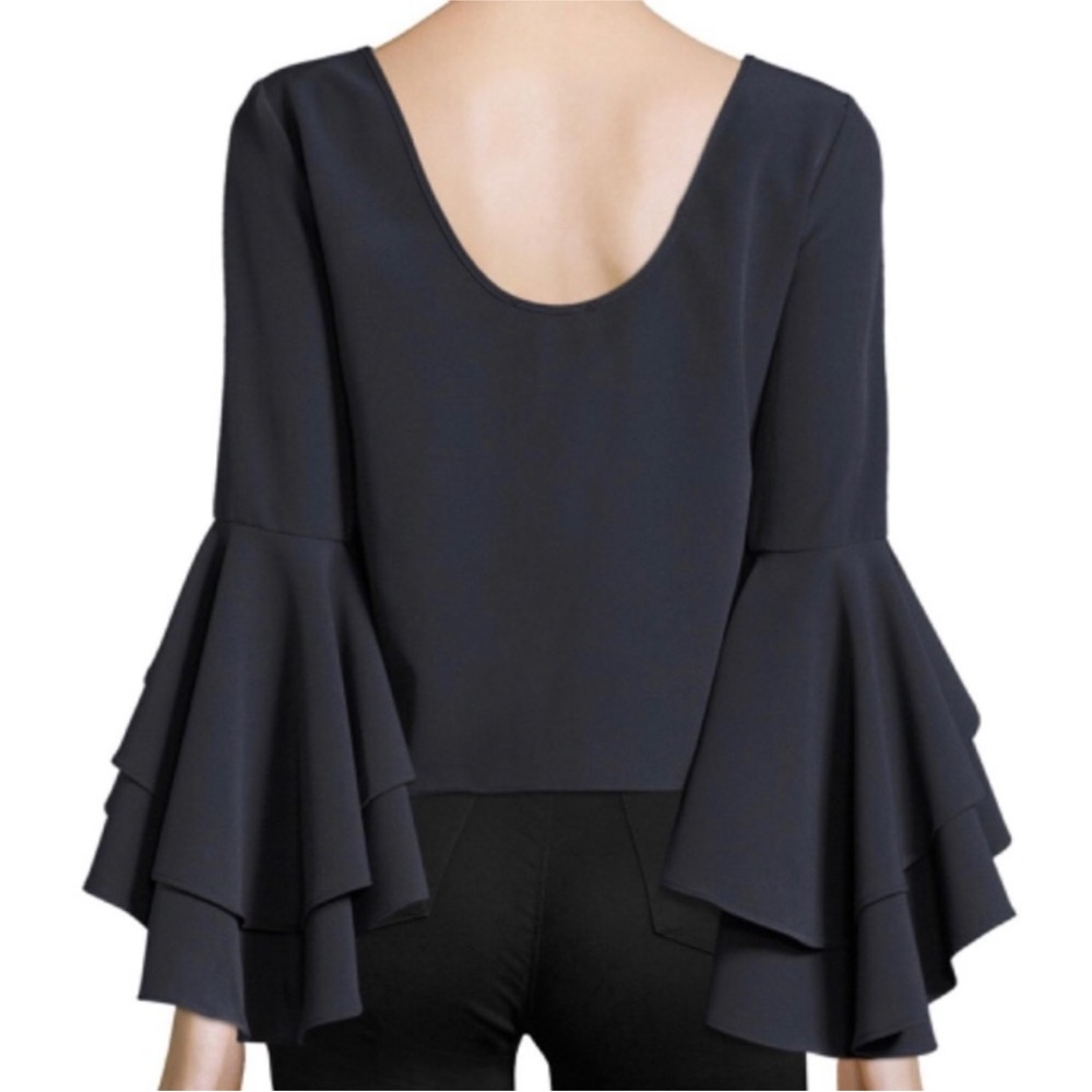 NWOT - Milly Annie Top - Navy Blue - Size 6 - Picture 2 of 5